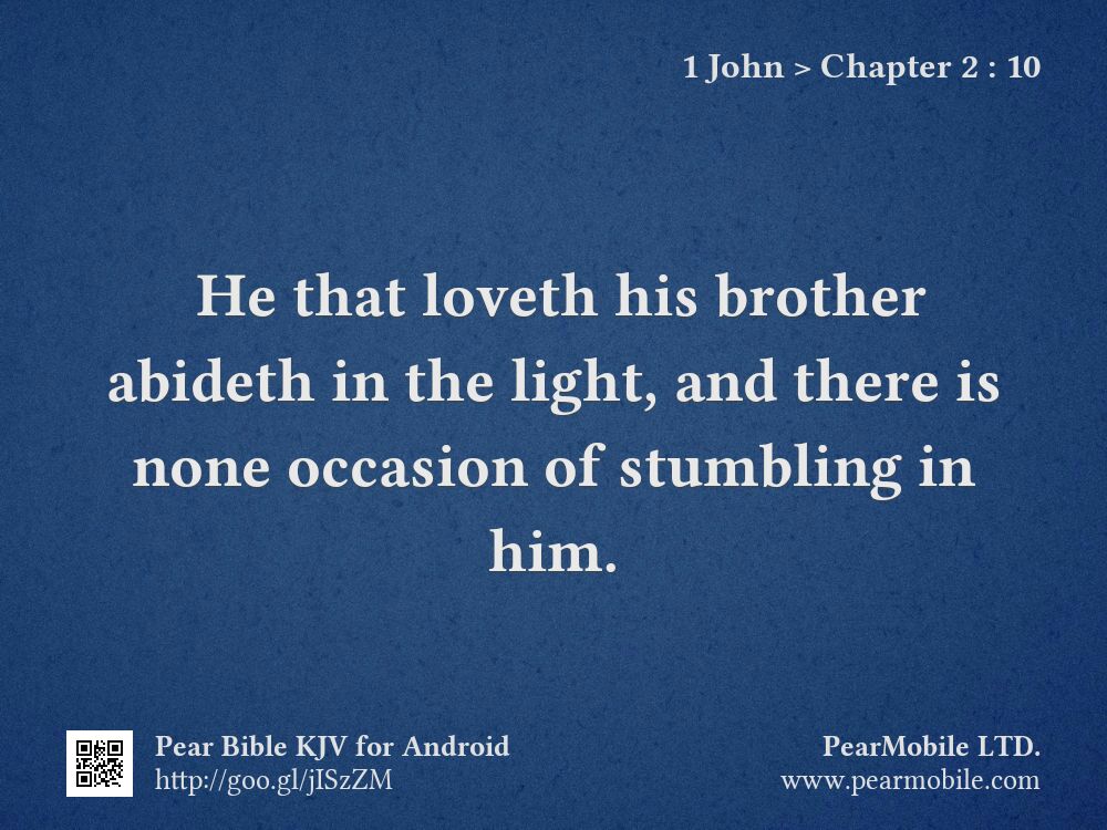 1 John, Chapter 2:10